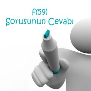 f(59) Sorusunun Cevabı